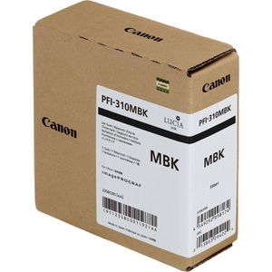 Produktbild für Tinte Canon PFI-310MBK schwarz matt