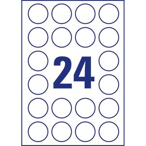 Produktbild für Sicherheitsetiketten Zweckform L6112-20, weiß