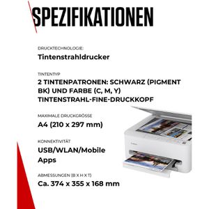 Produktbild für Multifunktionsgerät Canon PIXMA TS4150i