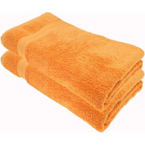 Handtuch Julie-Julsen Bio, orange, 100 x 150 cm