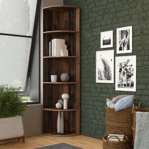 Produktbild für Bücherregal Vicco Ecki, dunkelbraun