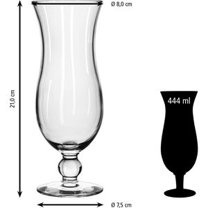Produktbild für Cocktailgläser Libbey Hurricaneglas