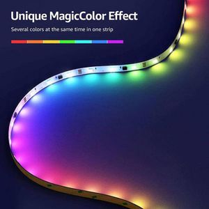 Produktbild für LED-Streifen Lepro dimmbar, weiß + RGB