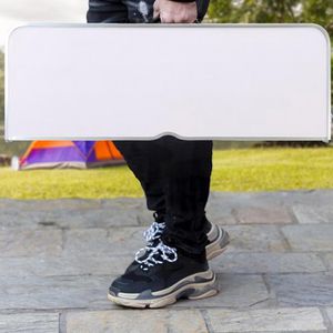 Produktbild für Klapptisch CASARIA 108135, aus Aluminium, weiß