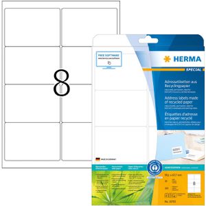 Adressetiketten Herma 10705, Special Recycling