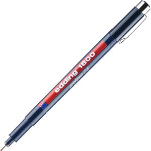 Produktbild für Fineliner Edding 1800 profipen 0.5, rot