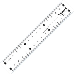 Produktbild für Lineal Maped Classic, 15 cm