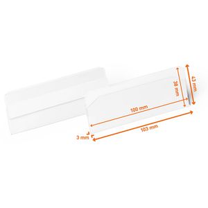 Produktbild für Kennzeichnungstasche Durable 118019, 100 x 38mm