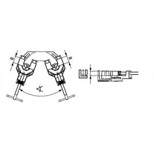 Produktbild für Winkelspanner Bessey SM10-Set