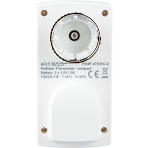 Produktbild für Heizkörperthermostat Homematic-IP eTRV-C-2 Kompakt, App-fähig