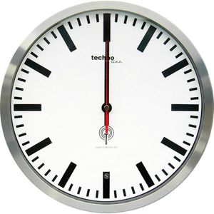 Wanduhr Technoline WT 8990, Metall, analog, Funkuhr