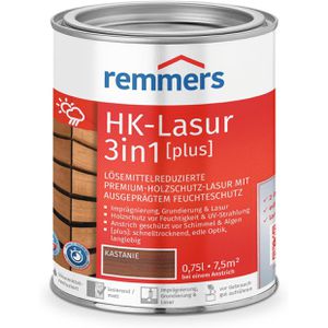Produktbild für Holzlasur Remmers HK-Lasur 3in1 plus, 0,75l