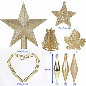 Produktbild für Weihnachtskugeln Deuba 107508, gold