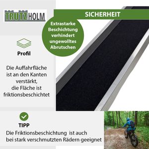 Produktbild für Auffahrrampe Trutzholm 39081, Fahrrad-Rampe, 1 Stück