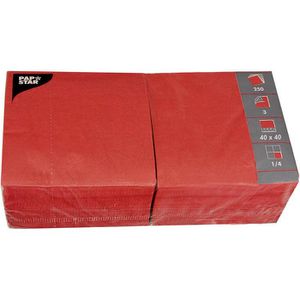 Servietten Papstar 82566, rot
