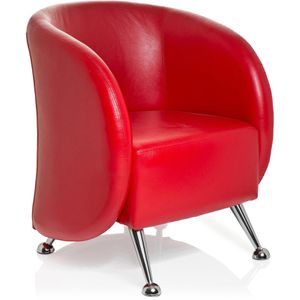 Loungesessel hJh-OFFICE ST. LUCIA, 713220, rot