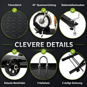 Produktbild für Hebebühne Trutzholm 35077, schwarz, für Motorrad