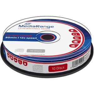 Produktbild für CD-Rohlinge MediaRange MR235, wiederbeschreibbar, CD-RW