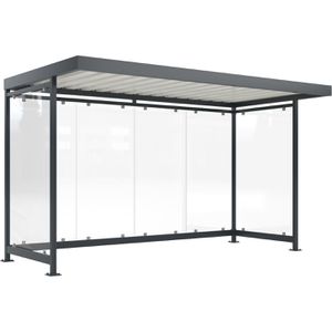 Produktbild für Personenunterstand WSM Köln K4 a/a, anthrazit, aus Metall