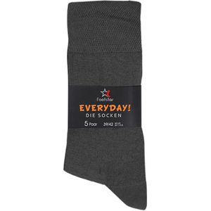 Produktbild für Socken Footstar Everyday, grau, 10 Paar