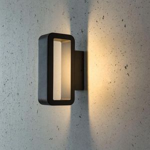 Produktbild für Wandleuchte Heitronic Juno, aus Aluminium, für außen (IP54)