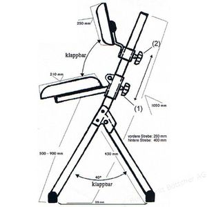 Produktbild für Stehhilfe meychair Futura, AF-SR-ST