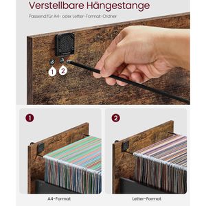 Produktbild für Hängeregisterschrank Vasagle OFC055B01