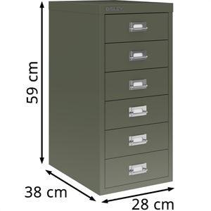 Produktbild für Schubladenschrank Bisley MultiDrawer, aus Metall