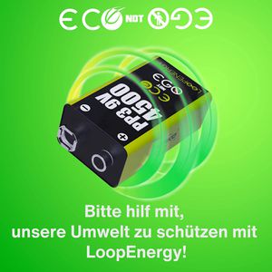 Produktbild für Akku Verico Loopenergy 9V, 500 mAh