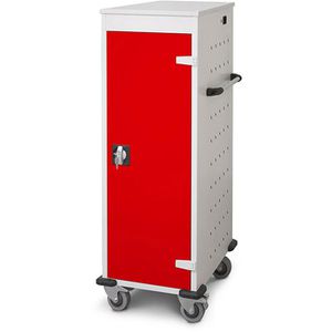 Laptopwagen Rotstahl 461457, grau / rot