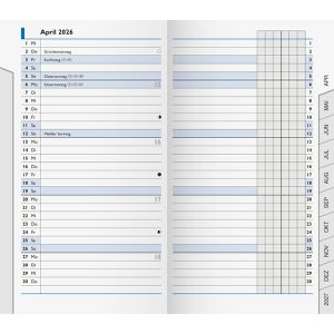 Taschenkalender Brunnen Ersatzkalendarium, 2026