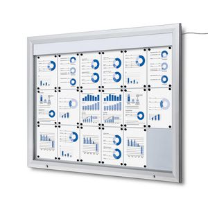 Produktbild für Schaukasten Showdown-Displays T-Linie LED B1 außen
