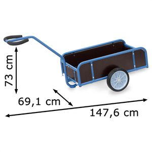 Produktbild für Handwagen Fetra 4107V, mit 4 Bordwänden