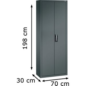 Produktbild für Magazinschrank CP-Möbel Serie 13, anthrazit