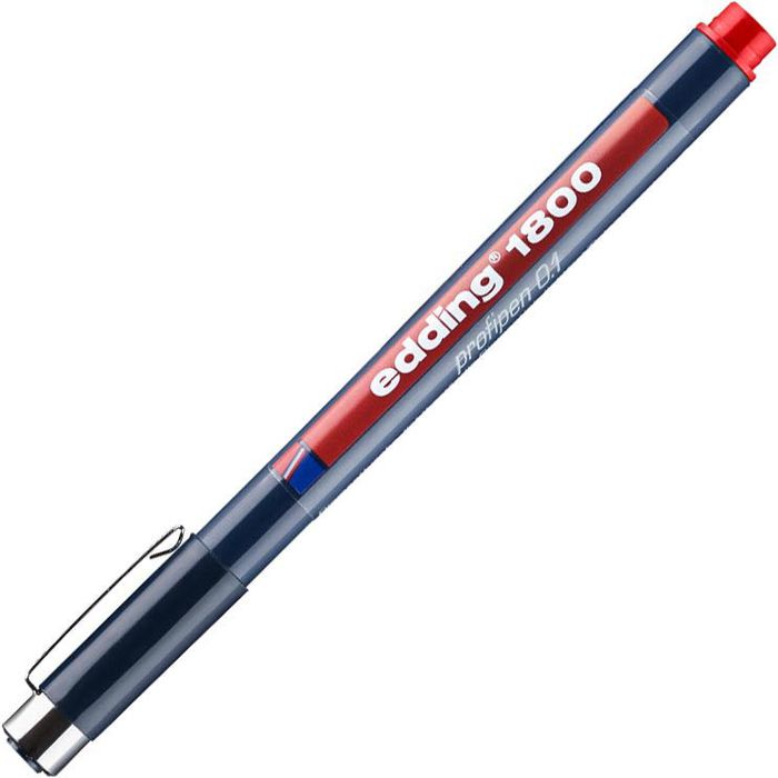 Edding 1800 Profipen Pigment Liner Drawing Pen - Italia