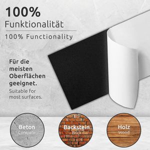 Produktbild für Wandschutz ECENCE 81040406, schwarz