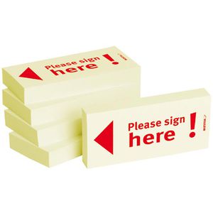Produktbild für Haftmarker BIZSTIX Please sign here