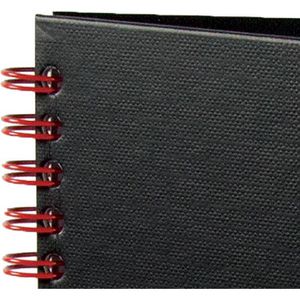 Produktbild für Collegeblock Oxford 400047655, Black n Red, A5