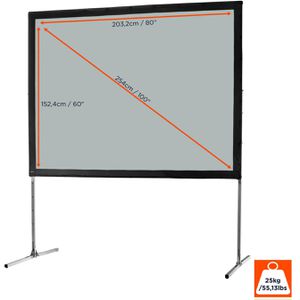 Produktbild für Beamer-Leinwand Celexon Faltrahmen Mobil Expert
