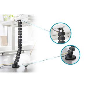 Produktbild für Kabelführung Digitus DA 90505, zum Anschrauben, schwarz