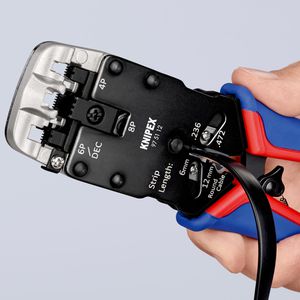 Produktbild für Crimpzange Knipex 975112 8/6/4P