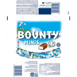 Produktbild für Schokoriegel Bounty Minis