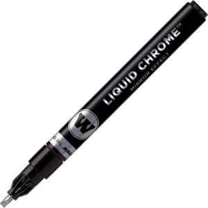 Kalligraphie-Stift Molotow Liquid Chrome, silber