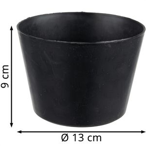 Produktbild für Gipsbecher Schuller Pan Soft, schwarz