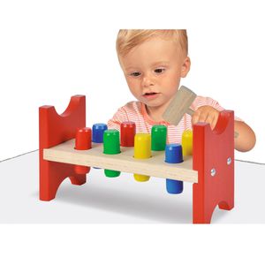 Produktbild für Motorikspielzeug Eichhorn 100027005, Klopfbank