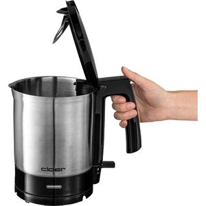 Produktbild für Wasserkocher Cloer 4700, schwarz-silber