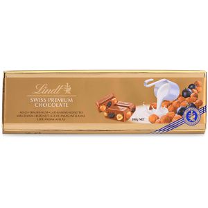Produktbild für Tafelschokolade Lindt Milch-Traube-Nuss