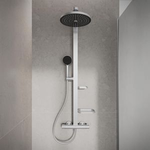 Produktbild für Duschsystem Ideal-Standard Ceratherm Alu+ BD583SI, silber
