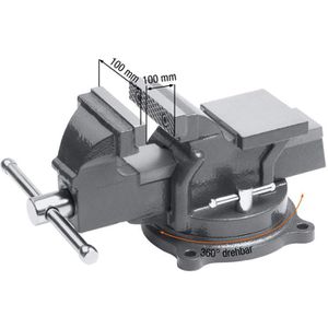 Produktbild für Schraubstock Meister 5143500, drehbar