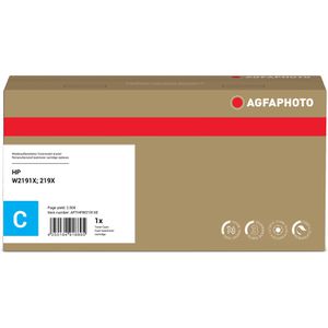 Produktbild für Toner AgfaPhoto für HP 219X, W2191X, cyan